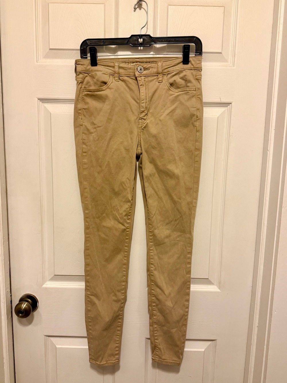 American Eagle Tan Skinny Leg Pants